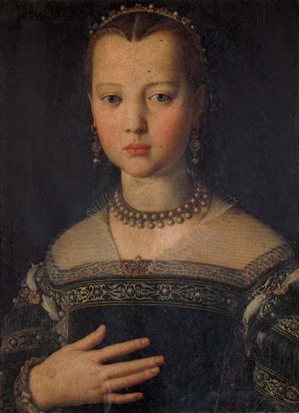 Agnolo Bronzino Portrait of Maria de'Medici Germany oil painting art